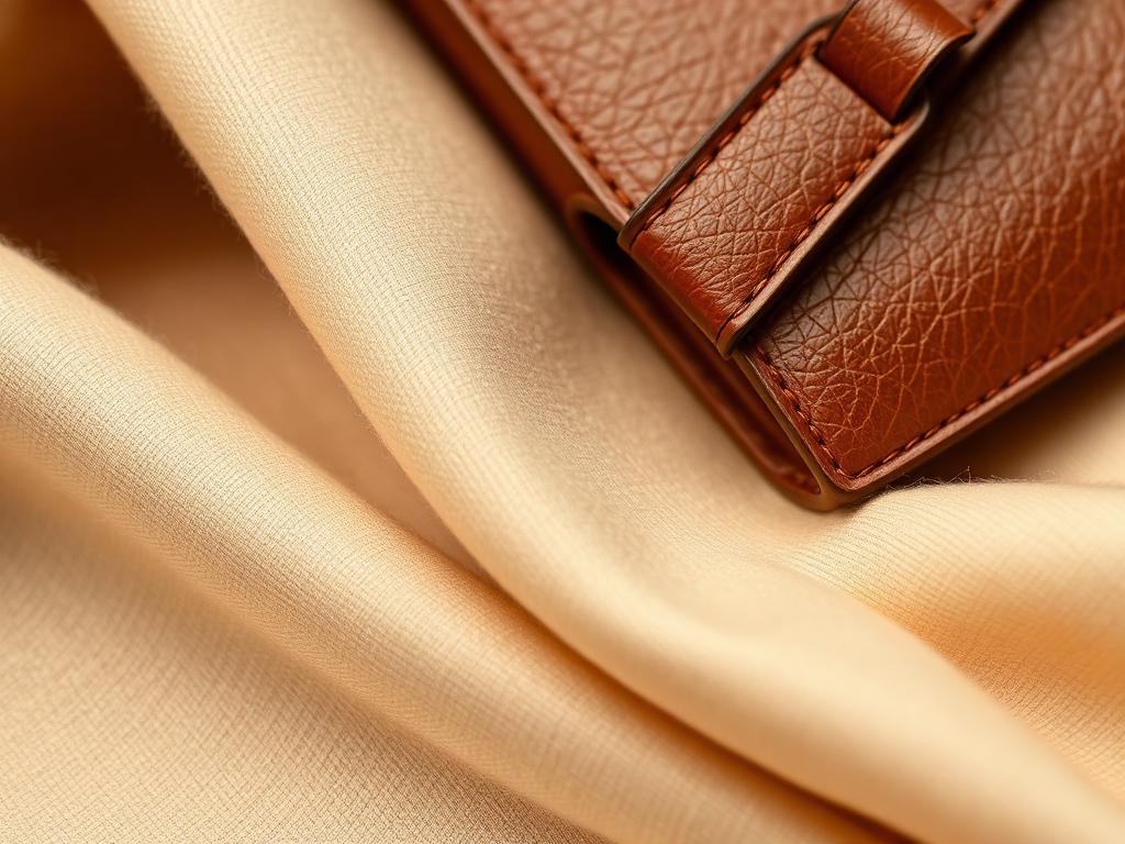 Luxury cashmere and leather goods